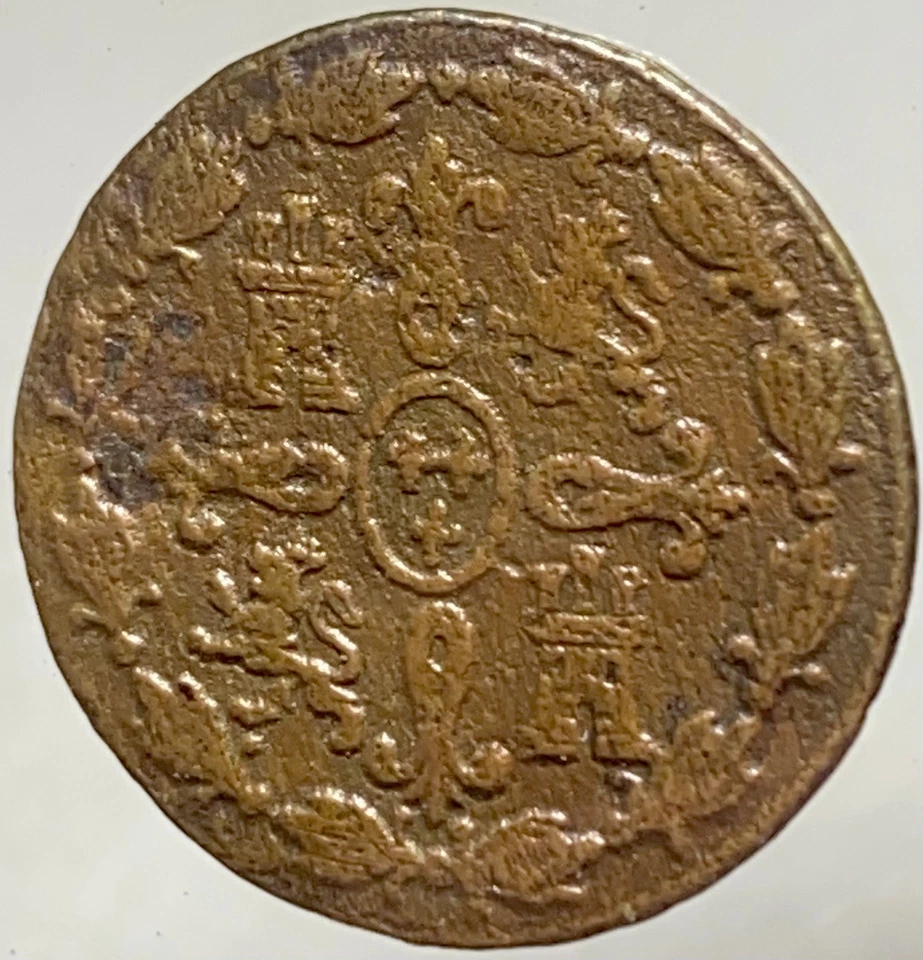 1776 Spanish 4 Maravedis King Charles III Year of Declaration of Independence - Image 2 of 4