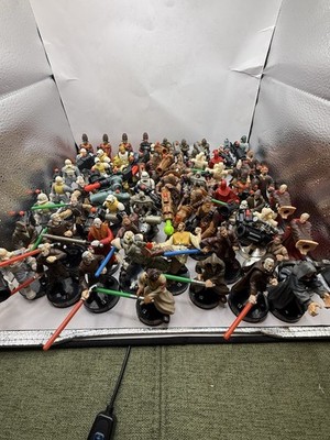 Star Wars ATTACKTIX Lot Of 62 2005 Hasbro Battle Game Action Figures Read