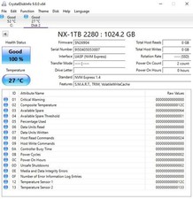 KingSpec 1TB NVMe SSD Up to 3500MB/s PCIe Gen3 x4 M.2 NX-2280