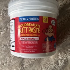 Boudreaux's Butt Paste Maximum Strength Diaper Rash Ointment 14 oz Jar 7/27