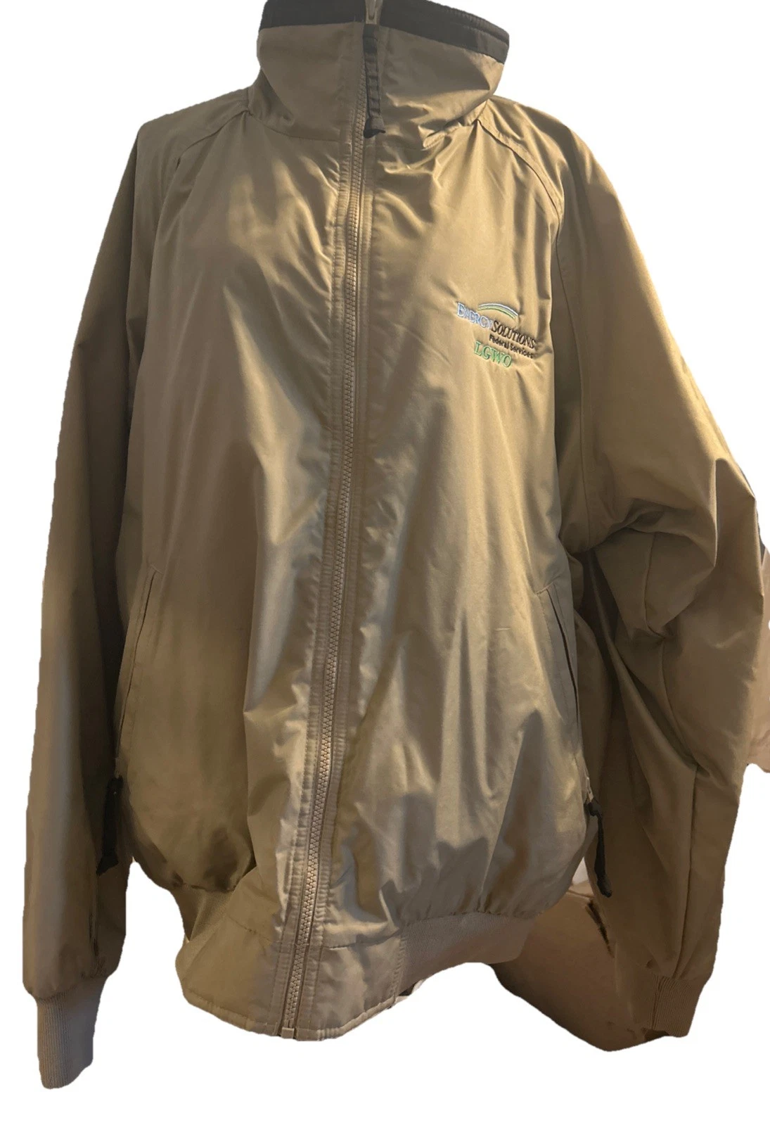 Port Authority Brown Insulated Fleece Lined Mens Jacket XL Never Worn