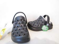 Joybees Toddler Varsity Lined Slip-on Clogs Charcoal Gray/Black Size C8