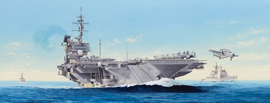 Maquette de Bateau en plastique USS CONSTELLATION CV-64
