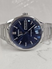 TAG Heuer Carrera DayDate Blue Dial  Automatic Men's 41 mm Steel WDA2112.BA0043