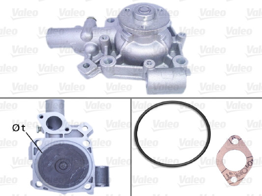 Pompe à eau Valeo 506106 pour le système de refroidissement moteur de voiture