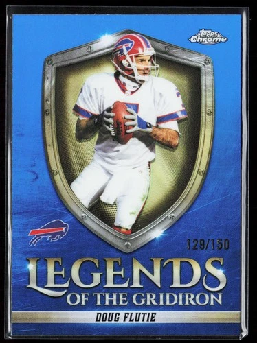 2025 Topps Chrome Doug Flutie Blue Refractor (RAW)