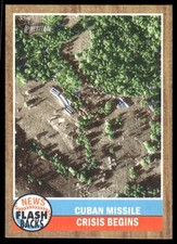 2011 Topps Heritage #NF-1 Cuban Missile Crisis Begins News Flashbacks