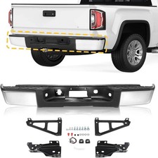 Rear Step Bumper Assembly Compatible With 2007-2013 Chevy Silverado 1500 Gmc