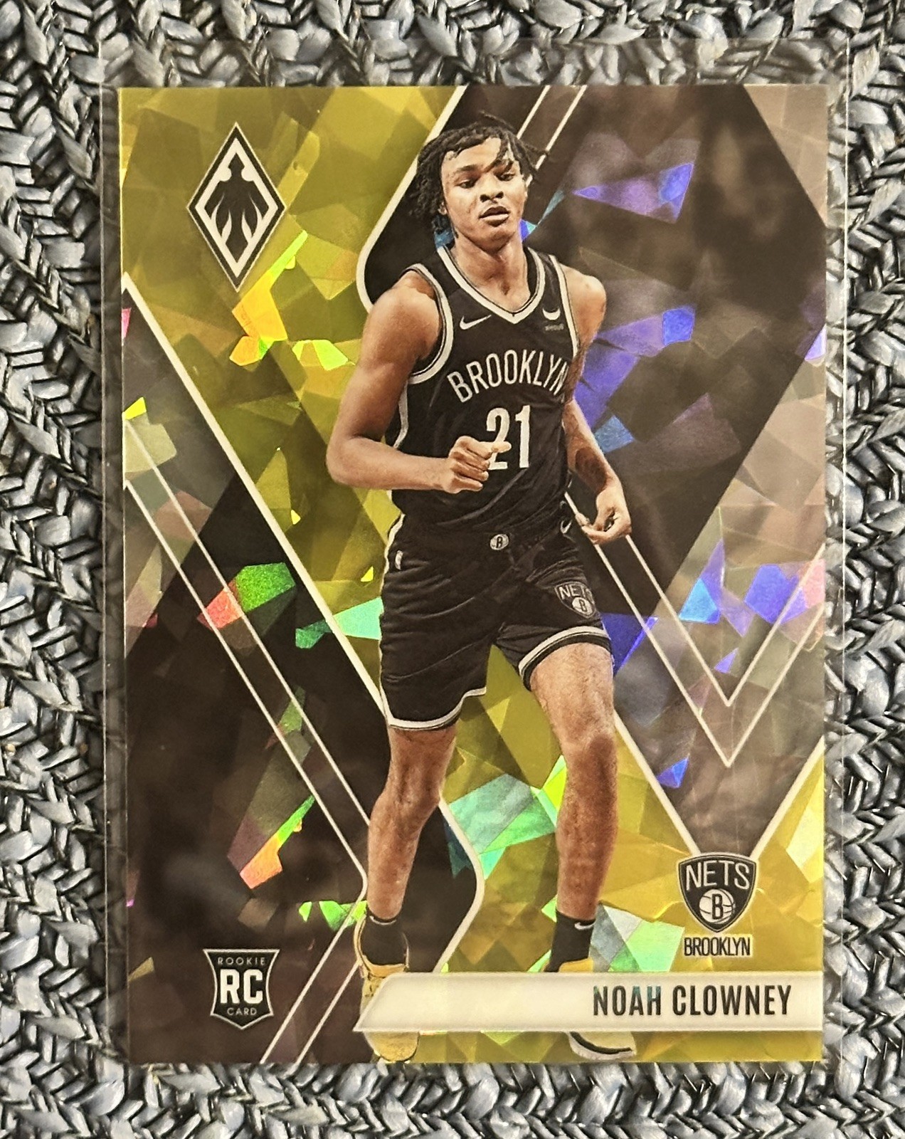 2023-24 Panini Phoenix - Yellow Ice #286 Noah Clowney /175 (RC)