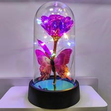 JZILU Forever Rose for Women Mom Colorful Gold Red Color Lamp 