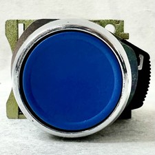 Allen Bradley 800F-Q10 Blue Push Button 22.5mm Panel Mount Momentary Illuminated