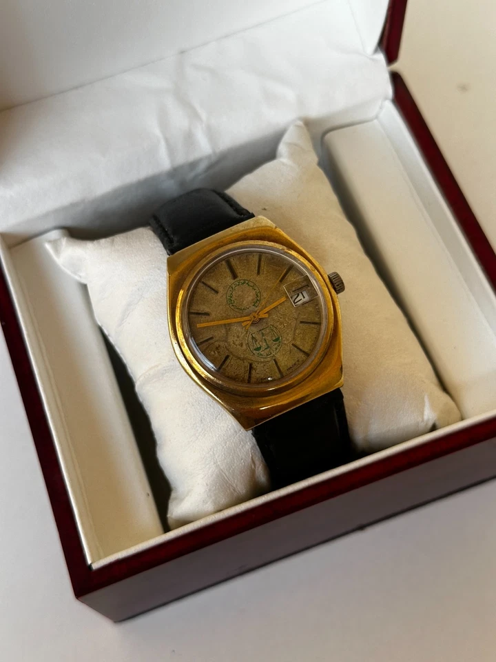 Reloj Jowissa Vintage Años 70 Revolución Libia Gadafi Memorial Suizo Raro Libia Foto 3 de 4