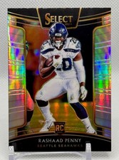 2018 Panini Select - Rashaad Penny Silver Holo Rookie Seahawks Panthers NFL