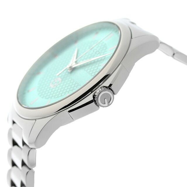 Gucci G-Timeless Mint Blue Dial Steel Watch Men’s New YA126372 From Japan thumbnail 2
