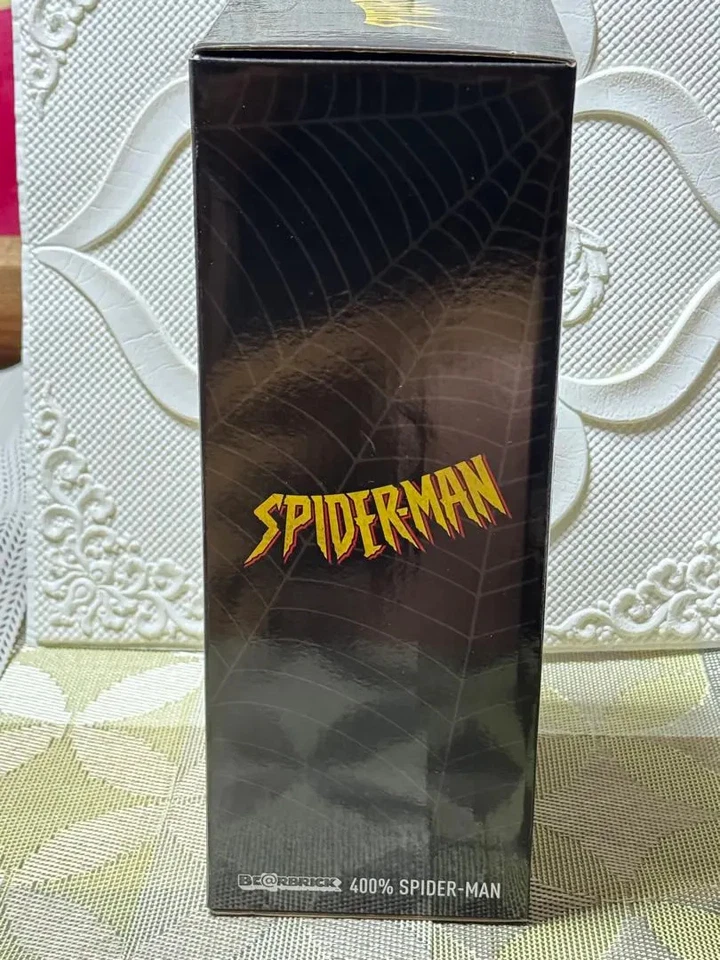 1 DÍA!!BE@RBRICK Spider-Man 400% Marvel Happy Lottery Último premio Limitado Raro NUEVO Foto 3 de 4
