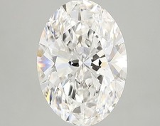 Lab-Grown Diamond 3.14 Ct Oval G VS1 Quality Excellent Cut GIA Certified Loose 728.09 per carat