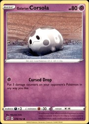 Galarian Corsola 078/192 Rebel Clash Common