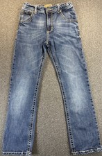 Wrangler 20X Boys Jeans Size 14 26x28 Reg Bootcut Medium Wash Western Denim