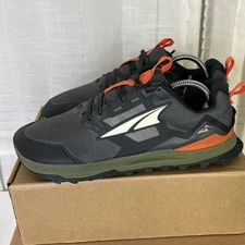 Altra Lone Peak 7 Trail Mens Size 9 Shoes Gray / Green / Orange