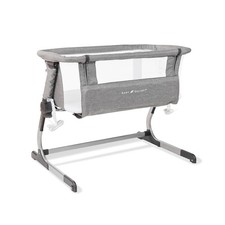 Beside Me Dreamer Bassinet Bedside Sleeper 6-Position Height Adjustment Charcoal