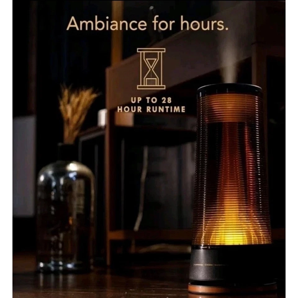 Vornado Alchemy Lucerna 3T Translucent Amber Ultrasonic Humidifier Ambient Light - Image 2 of 4