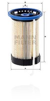 Pu 8014 MANN-FILTER Kraftstofffilter FüR Audi, Cupra, Ford, Seat, Skoda,Vw