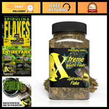Xtreme Spirulina Flakes - Balanced Herbivorous Diet for Tropical and Marine Fish