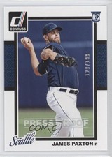 2014 Panini Donruss Press Proof Silver 129/199 James Paxton #334 1be