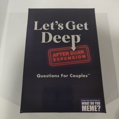 Let's Get Deep After Dark Expansion: Questions For Couples Adult Party Game WDYM