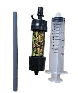 Sawyer Mini Water Filter 0.1 microns absolute hollow fibre membrane