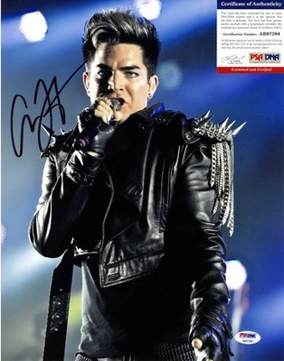 ADAM LAMBERT アダムランバート　直筆サイン入写真　非売品 Adam Lambert Signed 11x14 Photo PSA/DNA COA Autographed Queen