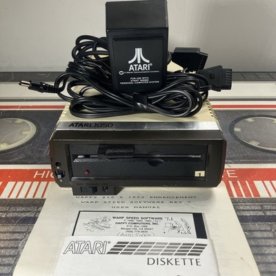 Atari 1050 Happy Floppy Disk Drive OG 1987 Warp Speed Mod SEE VIDEO WORKING 5.25