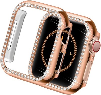 Uhr Hülle 38/40/42/44mm Series 5/4/3/2/1 Glitzer Diamant Pc Schutz Bumper