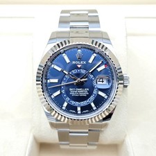 Rolex Sky Dweller Blue Dial 42mm Complete Set Excellent Condition 326934