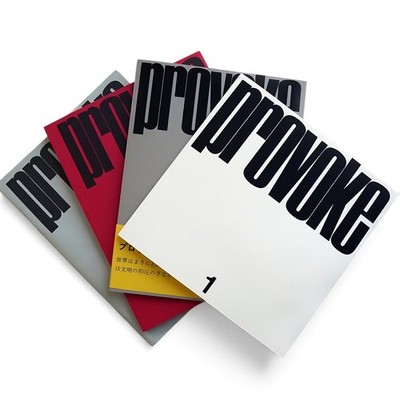 PROVOKE COMPLETE REPRINT 2018 Daido Moriyama 3 Volumes + Supplement Japanese