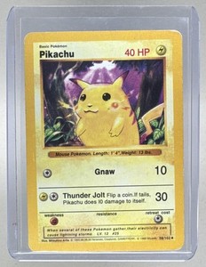 1st Edition Shadowless Pikachu | eBay