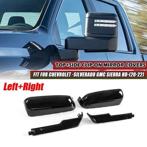 Side Mirror Cover Car Accessories 2500 / 3500 2020-2022 Left And Right Side - Picture 3 of 12
