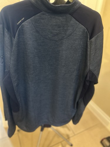 Men’s Callaway Weather Series 1/4 Zip Pullover Blue Swing Tech XL - Picture 6 of 6