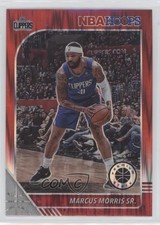 2019-20 Panini NBA Hoops Premium Stock Red Flash Prizm Marcus Morris Sr #261 oc3