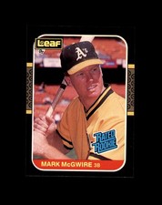 1987 Leaf 46 Mark Mcgwire Rated Rookie Rc As 4116
