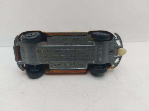 Vintage 1968 Lesney Matchbox Superfast 15 Volkswagen 1200 saloon repainted used - Zdjęcie 6 z 6