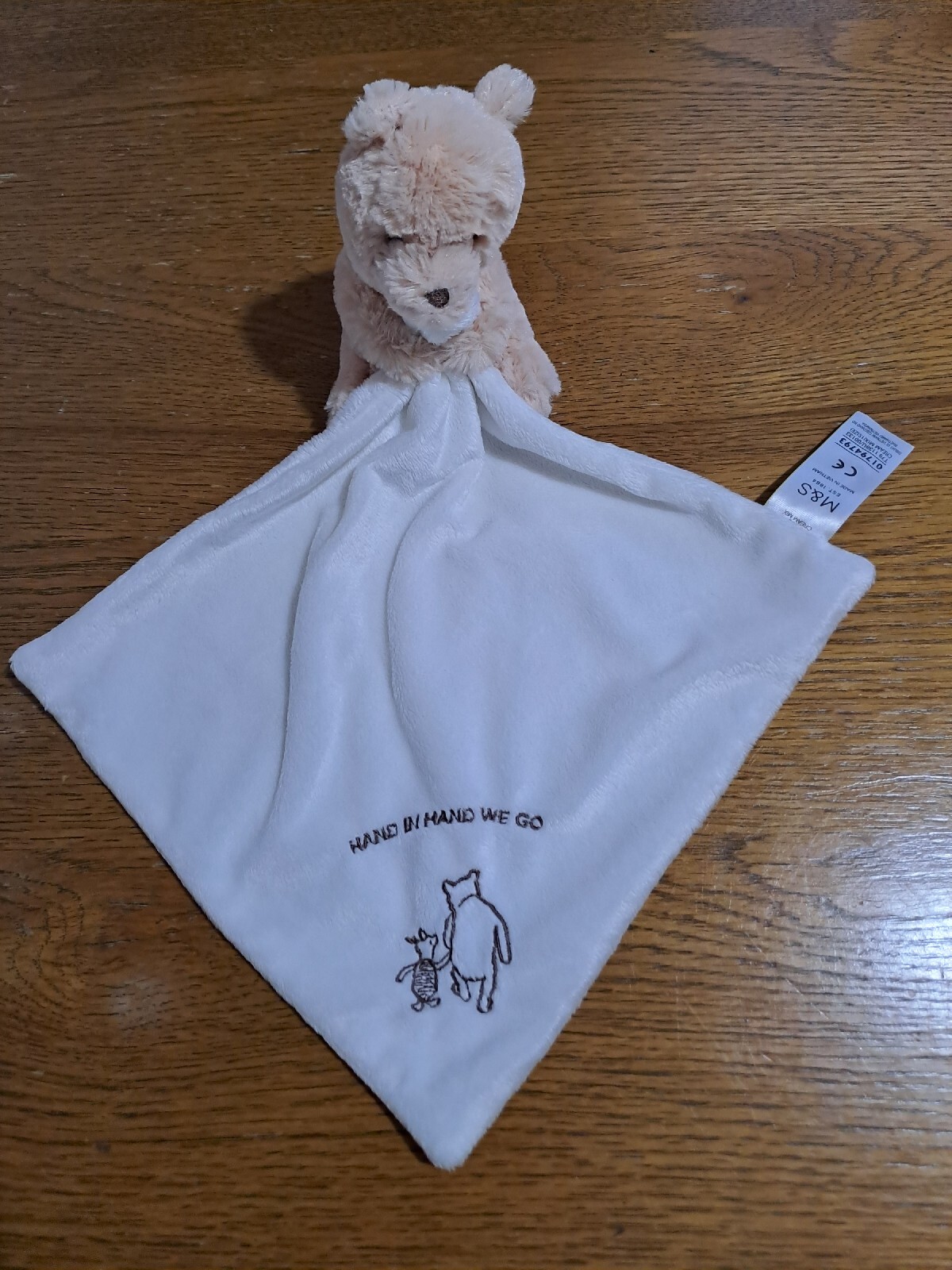 M&S Winnie The Pooh Baby Comforter Hand In Hand We Go 01794793