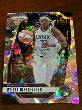 2024 Panini Prizm WNBA Myisha Hines-Allen Minnesota Lynx Silver Cracked Ice #20