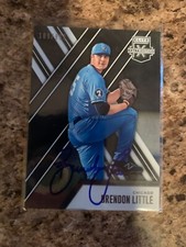 Brendon Little Signed 2017 Panini Elite Extra Edition Auto Rc Chicago Cubs  # 27