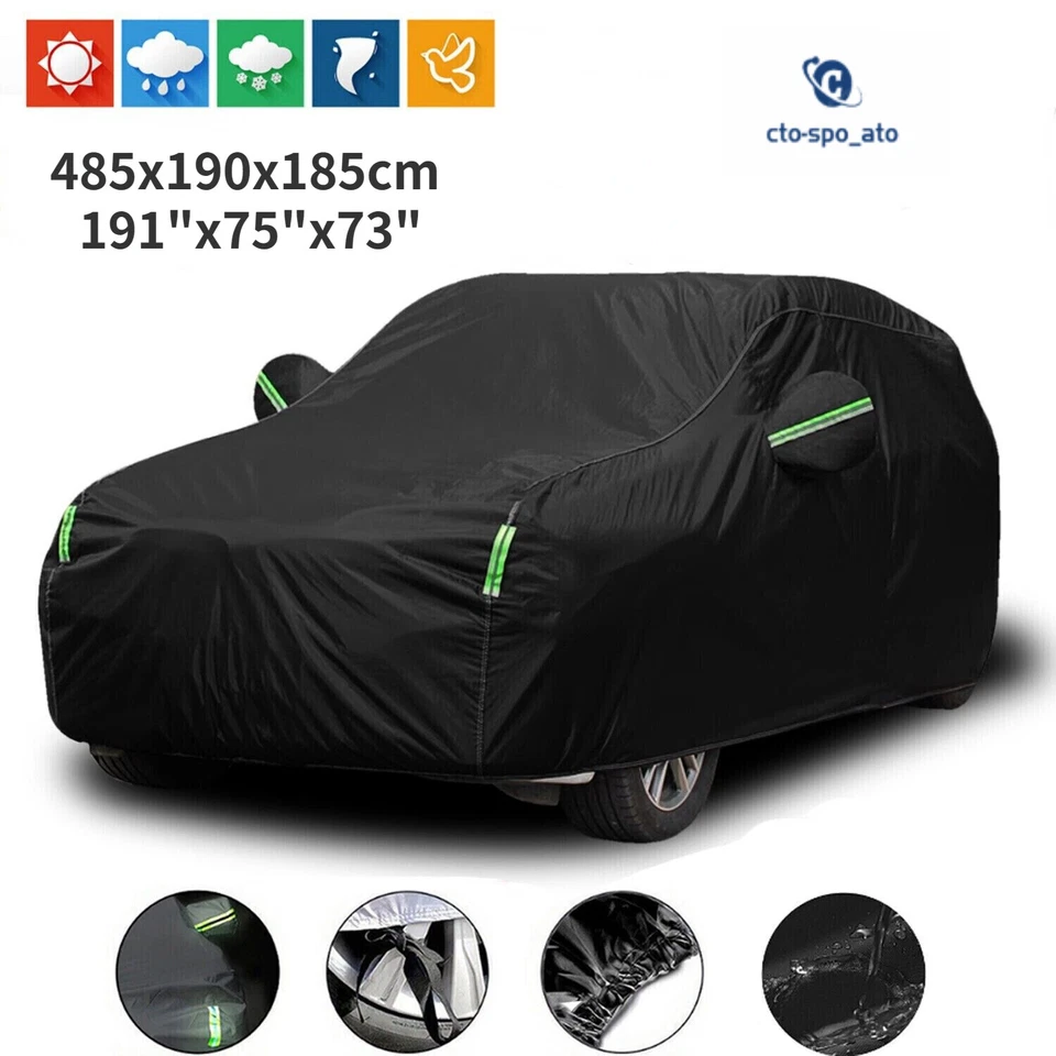 Cubierta de coche completa protección impermeable resistente a la lluvia YL para Mitsubishi Outlander  Foto 3 de 4