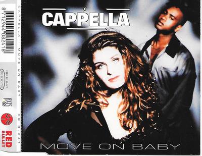 CAPPELLA - Move on baby CDM 12TR Italo Eurodance 1994 (RED BULLET) Benelux NL