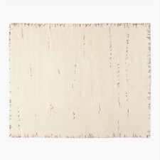 8x10 | 9x12 Rug Hand-Knotted Ivory New Zealand Wool nature Living Room Bedroom