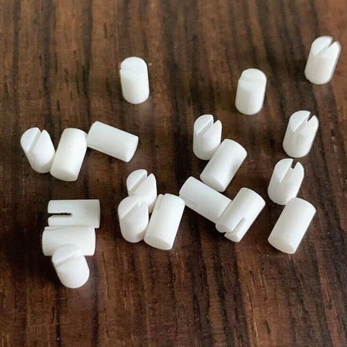 10Pcs Bone Fifth-string Nut Fit for Banjo Guitar Luthier Saddle Bridge DIY 3mm - Picture 3 of 7