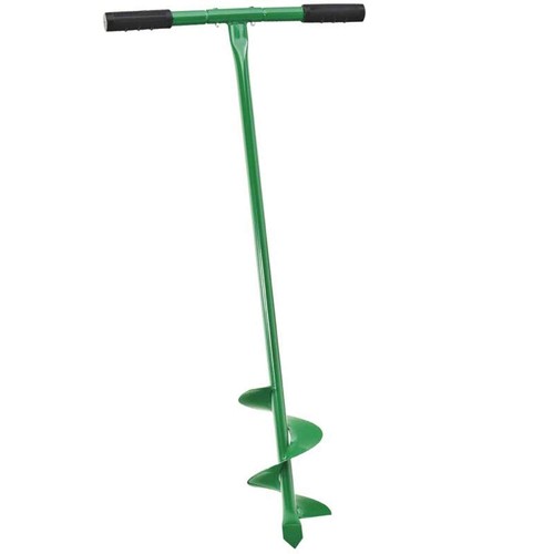 trivella a mano per buchi terreno pali albero 100 150 mm perforatore manuale - Foto 7 di 7