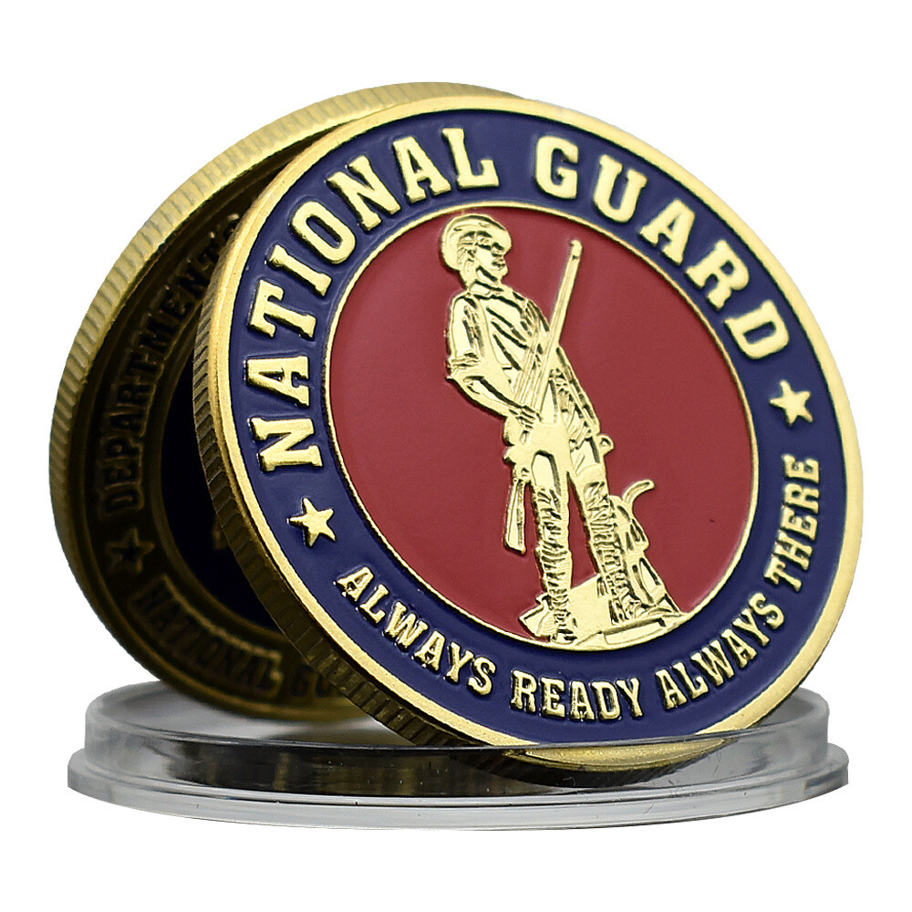 National guard gift medal coin America force Army metal collection air challenge